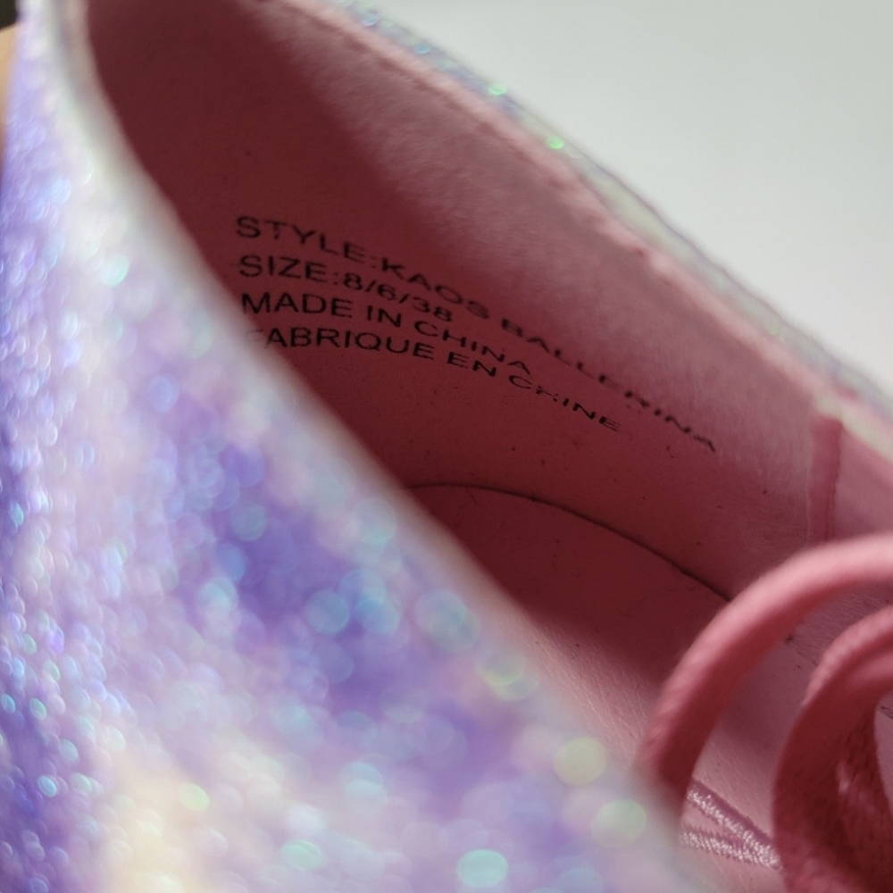 Y.R.U. Pink Galaxy Kaos Ballerina Platforms - Picture 10 of 12